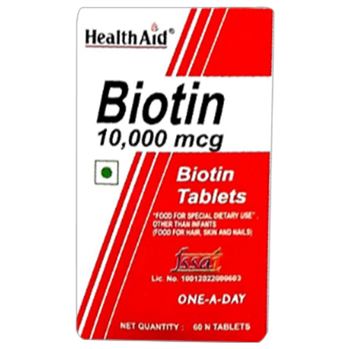 10000 Mcg Biotin Tablets - Storage Instructions: Dry Place