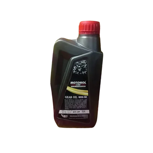80w-90 Gear Oil - 1 Liter Can, High-quality Yellow Lubricant For Manual Transmissions And Differentials, Optimal Pressure And Temperature Resistance