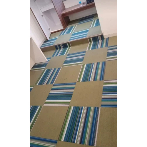 2X2 Feet Floor Carpet Tiles - Color: Multi Color