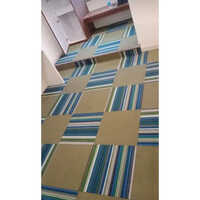 2x2 Feet Floor Carpet Tiles - Nylon, 2x2 Feet, Multi-color, 4.5 Millimeter Thickness, Matte Finish, Square Edge Pattern, Plain Design