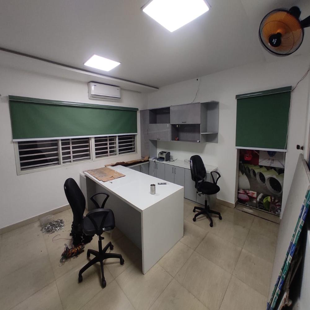 Window Roller Blind - High-Quality Polyester Easy to Assemble | Sleek White Color Ideal for Home and Office Use