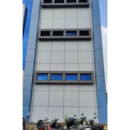 Commercial Aluminium Composite Panel - Color: Blue And Grey