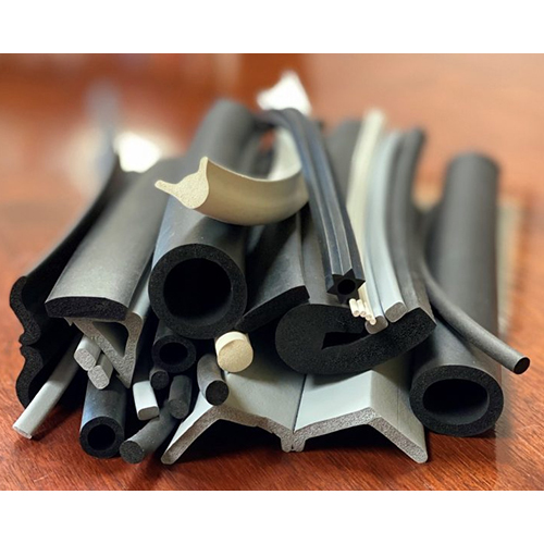 Rubber Extrusion - Natural Rubber, Soft Hardness | Black Color, Good Quality, Normal Style
