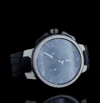 Luxury Lab-Created Diamonds Tissot Diamond Chronograph Watch