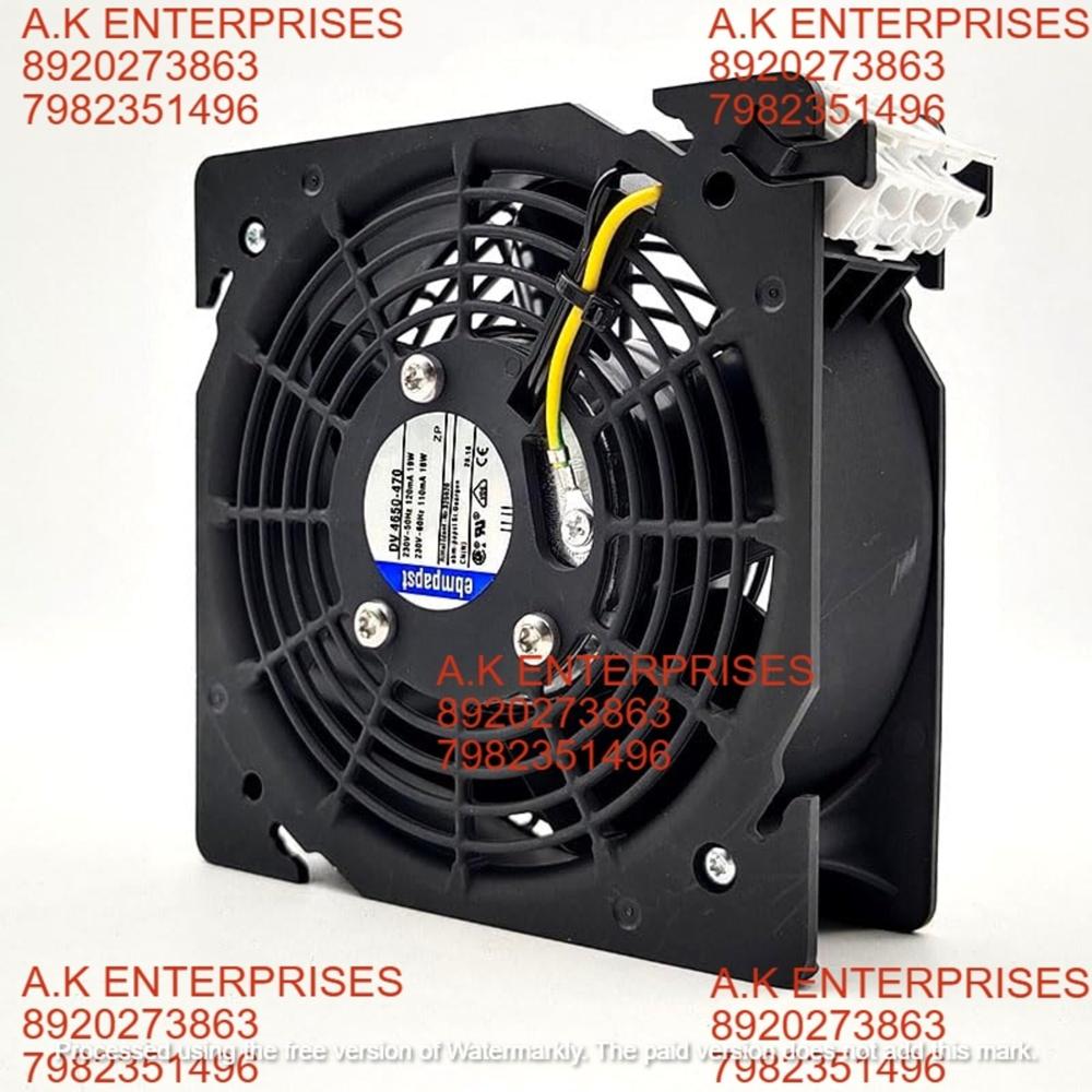 EBM PAPST DV 4650-470 12cm 120x120x38mm AC230V 120mA 19W cabinet metal cooling fan