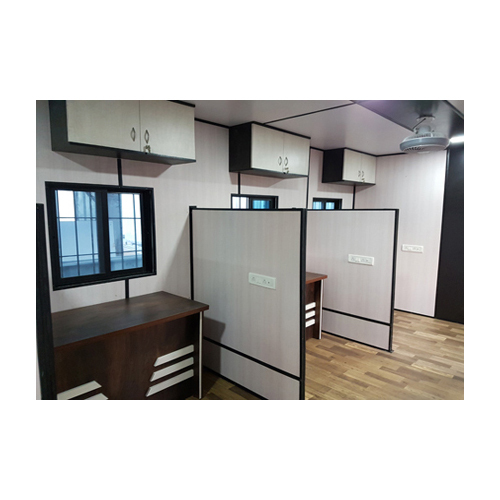 Steel Modular Site Office Cabin - Color: As Per Requirement