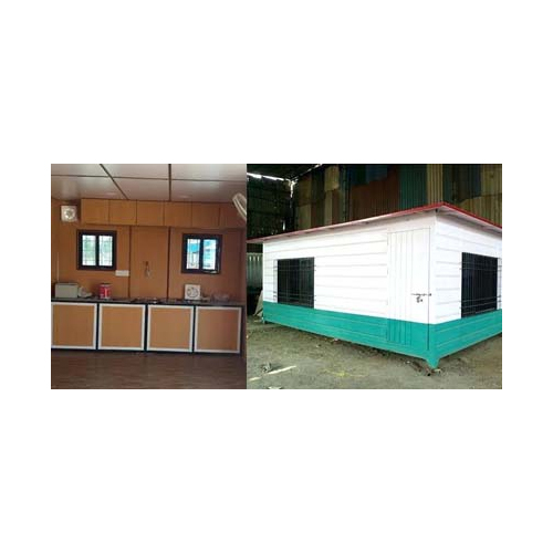 Portable Kitchen Cabin - Color: As Per Requirement