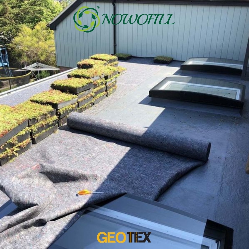 Geotextile For Roof Garden.