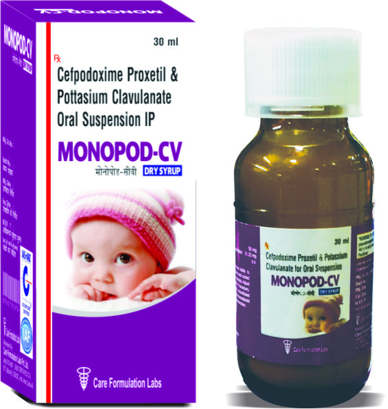 Cefpodoxime Proxeil Ip 50 Mg. Potassium Clavunanate Diluted Ip 31.25 Mg. Dry Syrup