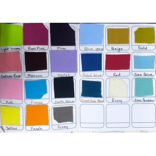 Anti Pilling Polyester Fabric - 100% Polyester, Multi Color | Washable, Light in Weight, Smooth, Anti Pilling Polar Fleece