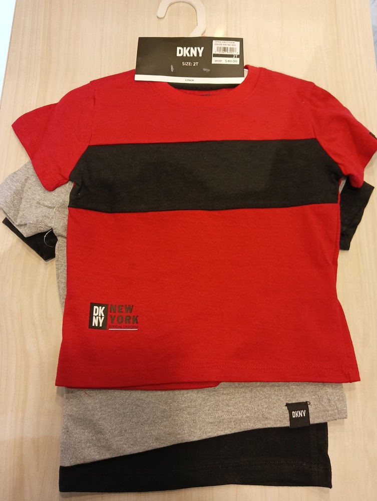 Childrens Wear Fancy T-Shirt - Color: White Green Grey Red