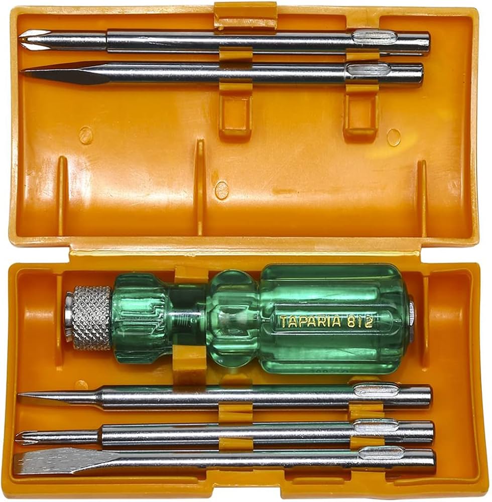 Screw Driver Set - High Durability Chrome Vanadium Steel | Precision Magnetic Tips, Ergonomic Grip, and Multi-Size Variety