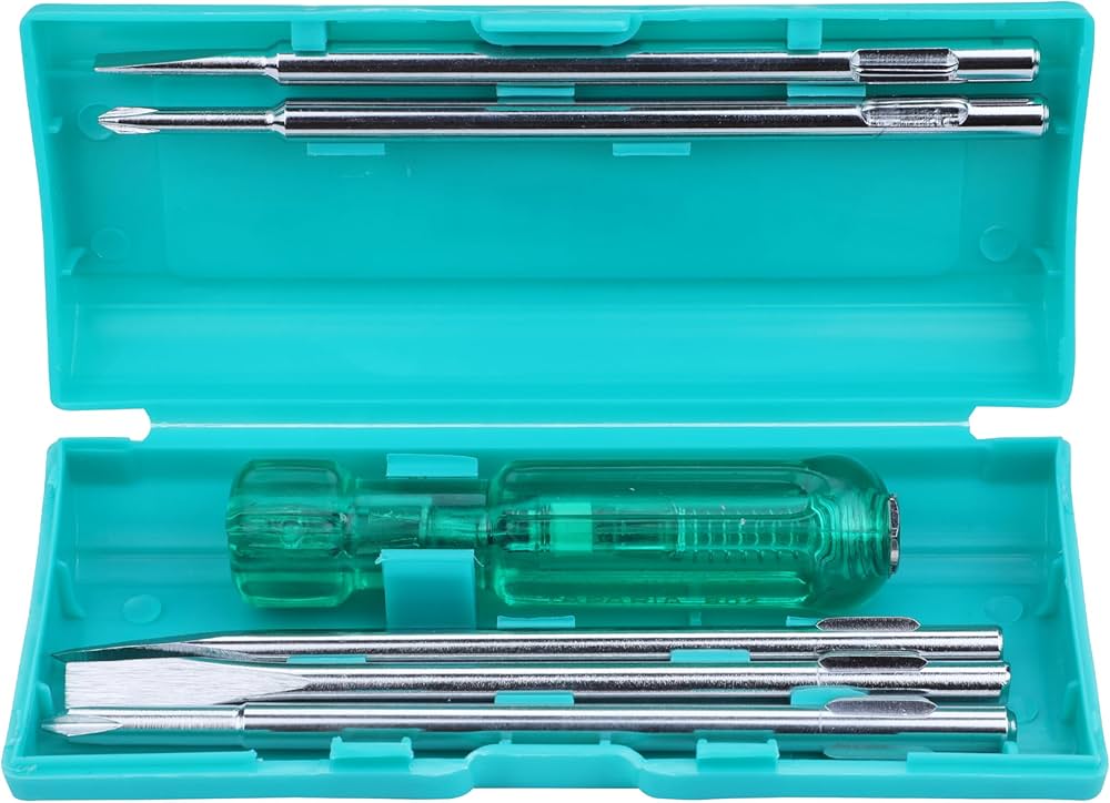 Screw Driver Set - High Durability Chrome Vanadium Steel | Precision Magnetic Tips, Ergonomic Grip, And Multi-size Variety