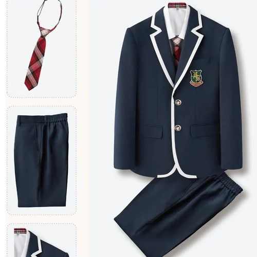 Boys School Uniform - 100% Pure Cotton, Long Sleeve, Plain Style | Washable, Comfortable Fit, Available in Various Sizes