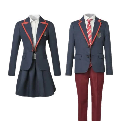 Kids School Blazer - Polyester Material, Various Sizes, Unisex Design | Shrink-Resistant, Washable, Versatile Plain Pattern