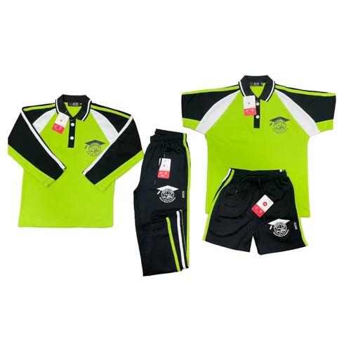 Summer Cotton Sports School Uniform - Chest Size: As Per Requirement