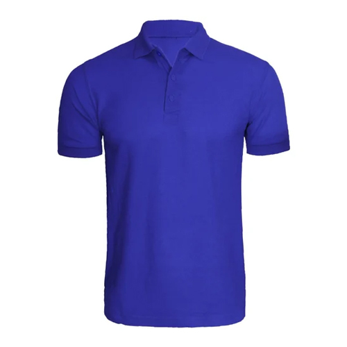 Mens Polyester T-Shirt - Color: Blue