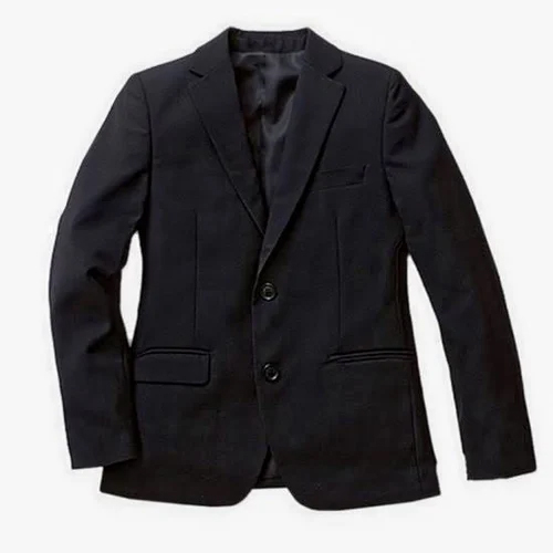 Woolen Uniform Blazer - Color: Black