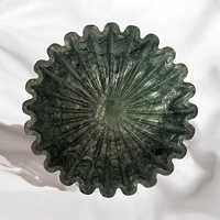 Marble Ruffle Bowl