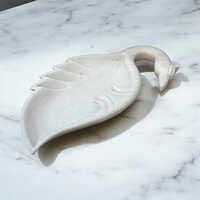 Marble Peacock Bowl
