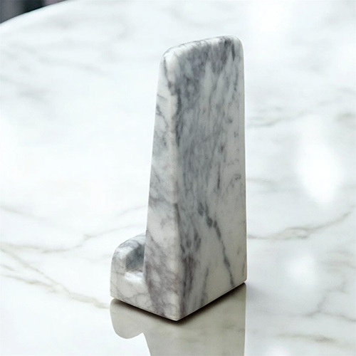 Marble Phone Holder - Color: White