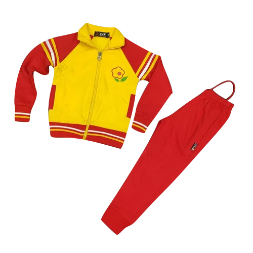 Cotton Blend School Track Suit - Age Group: All