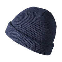 Woolen School Cap - High-quality Wool, Standard Size, Grey Color | Shrink Resistance, Plain Design For All Ages, Ideal For Outdoor Use