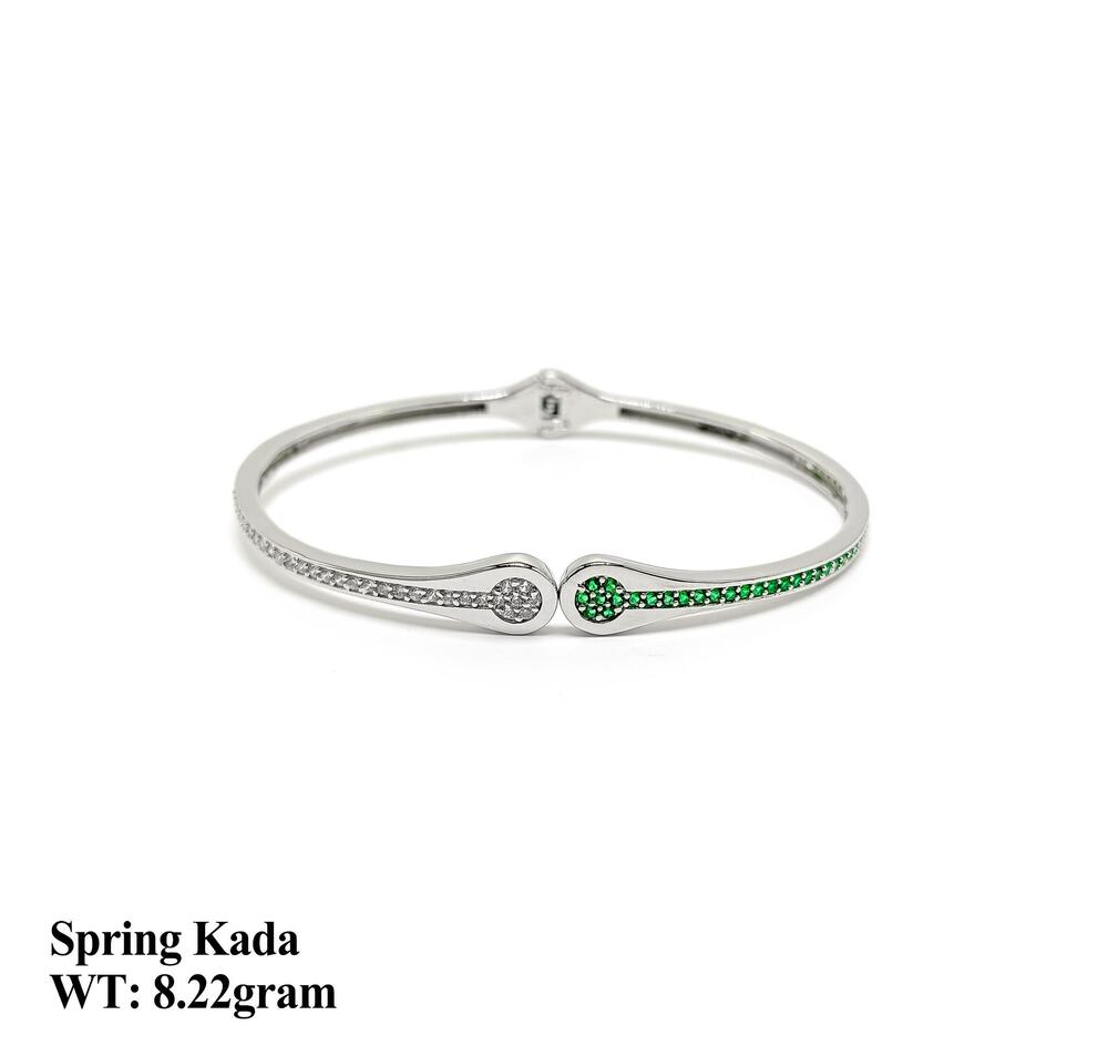 New Design 925 Silver Kada Spring