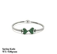 New Design Silver Kada Spring - 925 Silver, Adjustable Size, Intricate Artistry | Ideal For Traditional And Modern Attire, Exquisite Craftsmanship