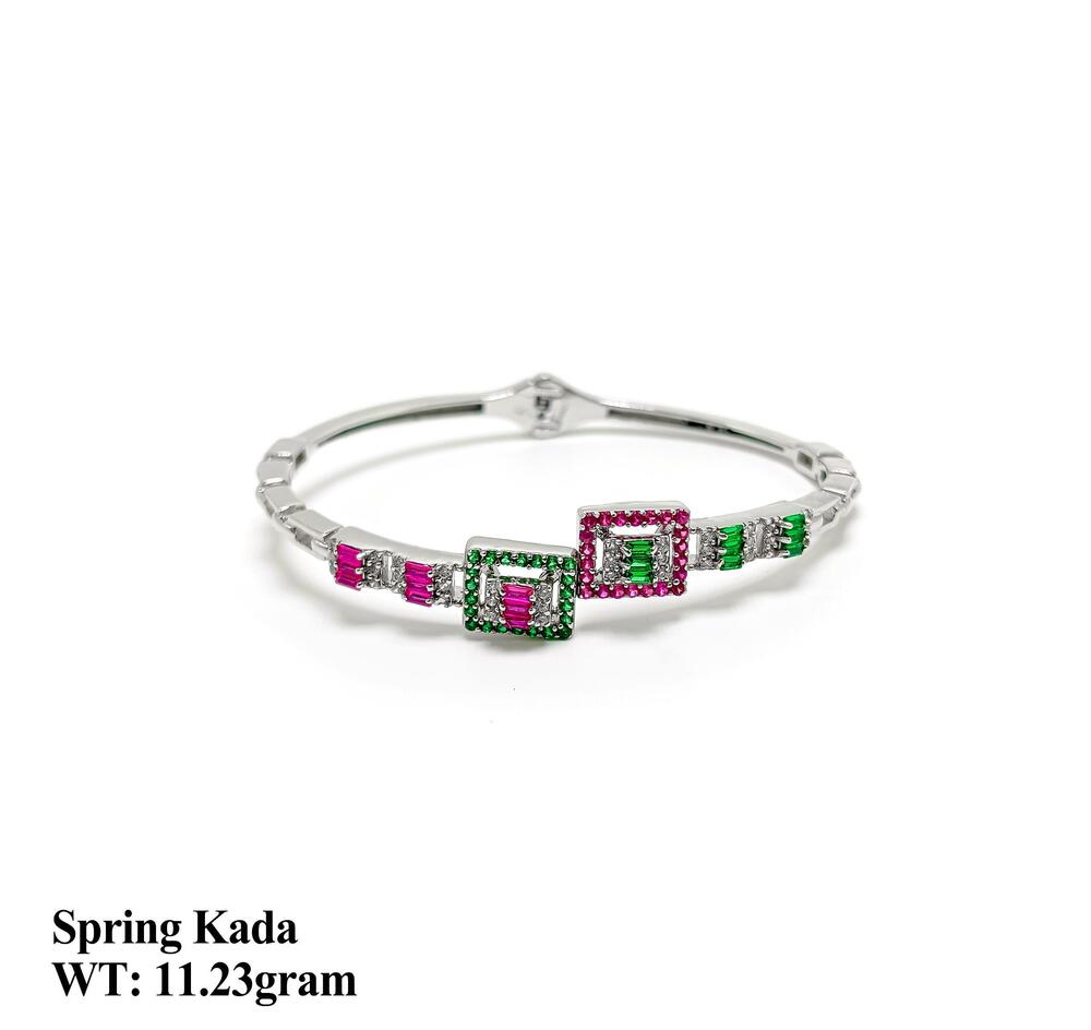 New Design Silver Kada Spring