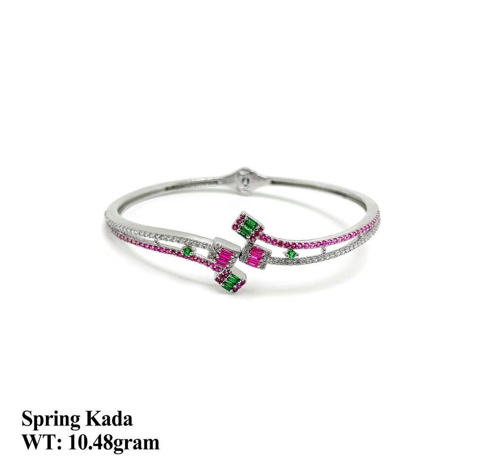New Design Silver Kada Spring