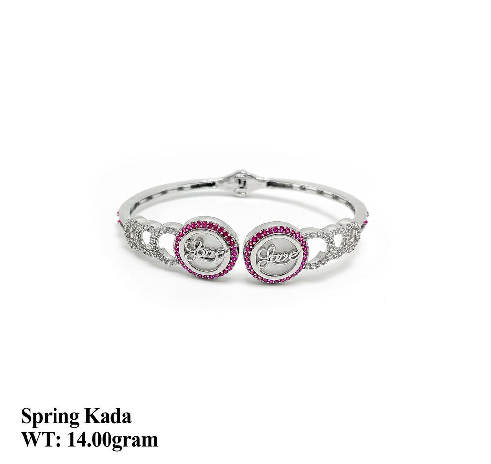New Design Silver Kada Spring