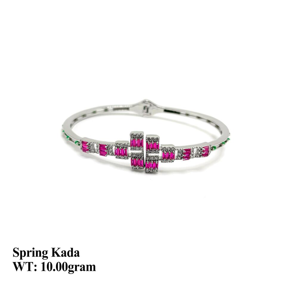 New Design Silver Kada Spring