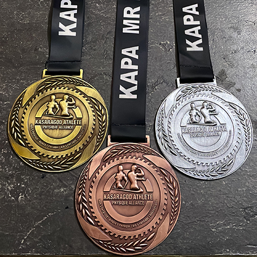 Body Building Medal - Color: Various Colors