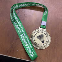 Brass Round Shaped Engraving Medal - Size: Custom Requirement