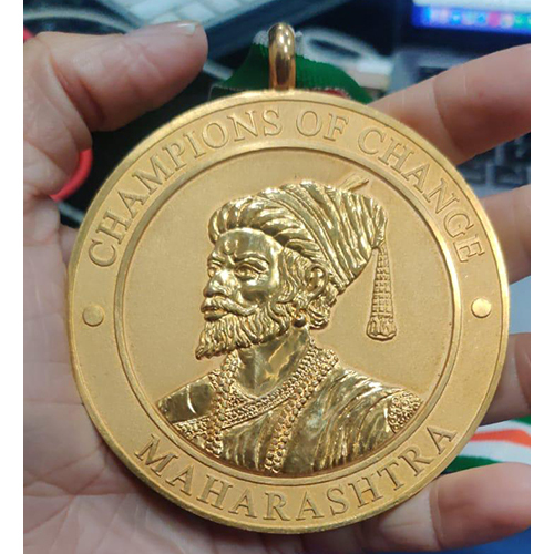 Chhatrapati Shivaji Maharaj Medal - Material: Die Casting Metal