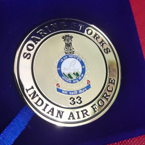 Indian Air Force Brass Medallion