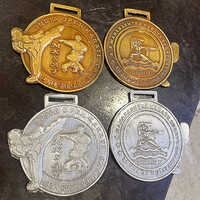 Karate Custom Medal - Die-casting Metal, Custom Shape & Size, Various Colors - Personalized Logo Option, Durable Design