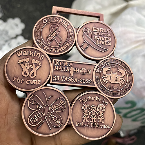 Silvassa Marathon Medal - Color: Brown