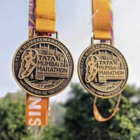 Tata Mumbai Marathon Medal - Color: Brown