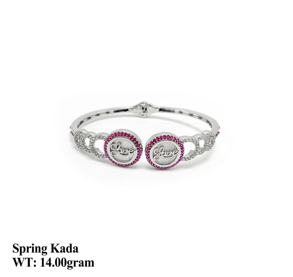 New 925 Silver Kada Spring