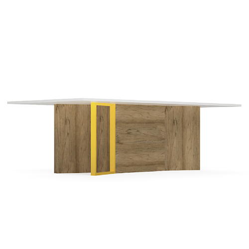 6 Seater Modular Office Conference Table - Color: As Per Requirement