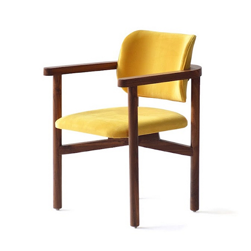 Levitate Solid Wood Dining Chair - Color: As Per Requirement