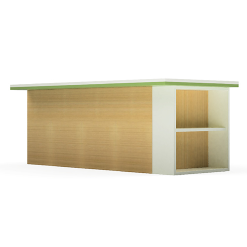 Prime Executive Table - Polished Wood, Customizable Colors | Modern Design, Easy-to-clean, Durable For Commercial Use