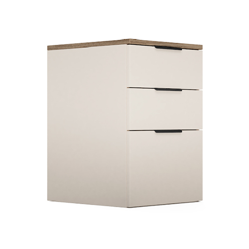 Horizon 3 Drawer Modular Office Pedestal Storage - Color: As Per Requirement