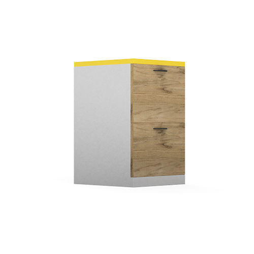 Apex 2 Drawer Modular Office Pedestal Storage - Color: As Per Requirement