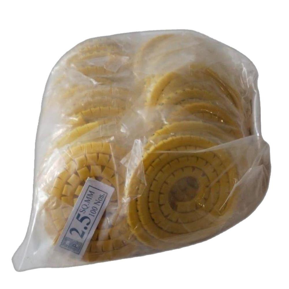 Pvc Cable Marking Ferrules - Tube-shaped Sleeves, Durable Nylon Material, Ideal For Clear Cable Identification And Organization
