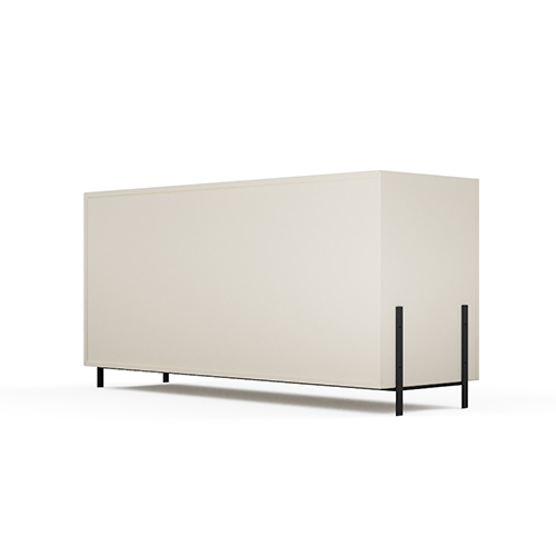White Modular Office Side Storage