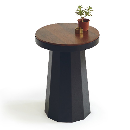 Matte Black Slip Side Table