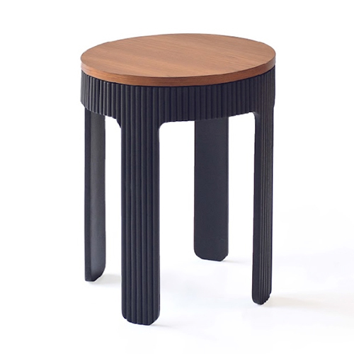 Flute Side Table - Color: As Per Requirement